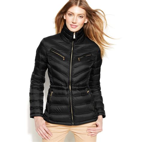 are michael kors puffer jackets warm|packable down jacket Michael Kors.